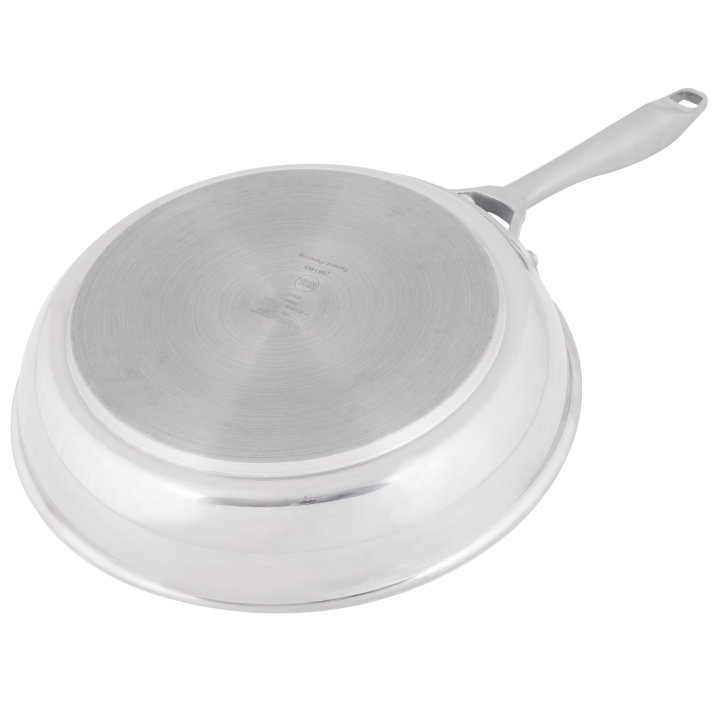 11-inch Intrigue® stainless steel fry pan with Ceramiguard® II  nonstick coating