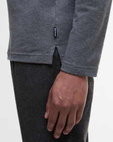 Poloshirt Furness Long-Sleeved Grey Marl