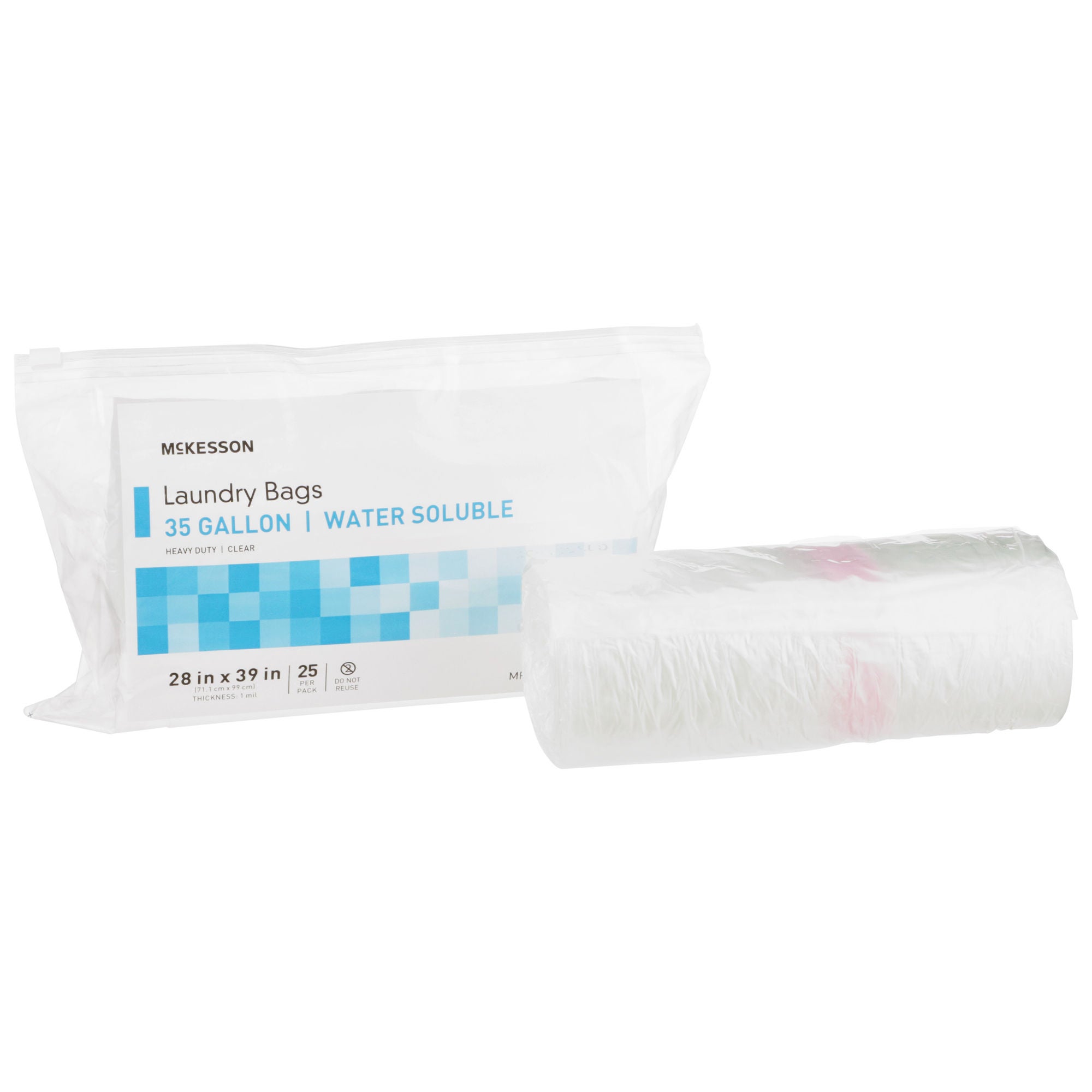 McKesson Water Soluble Laundry Bag, 30 – 35 gallon capacity
