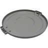Carlisle, Bronco, Round, Polyethylene, 32 gal, Gray, Receptacle Lid