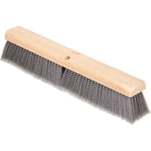 CSM3621951823, Carlisle, Flo-Pac, 18in, Flagged Floor Sweep, Polypropylene Bristles, Gray