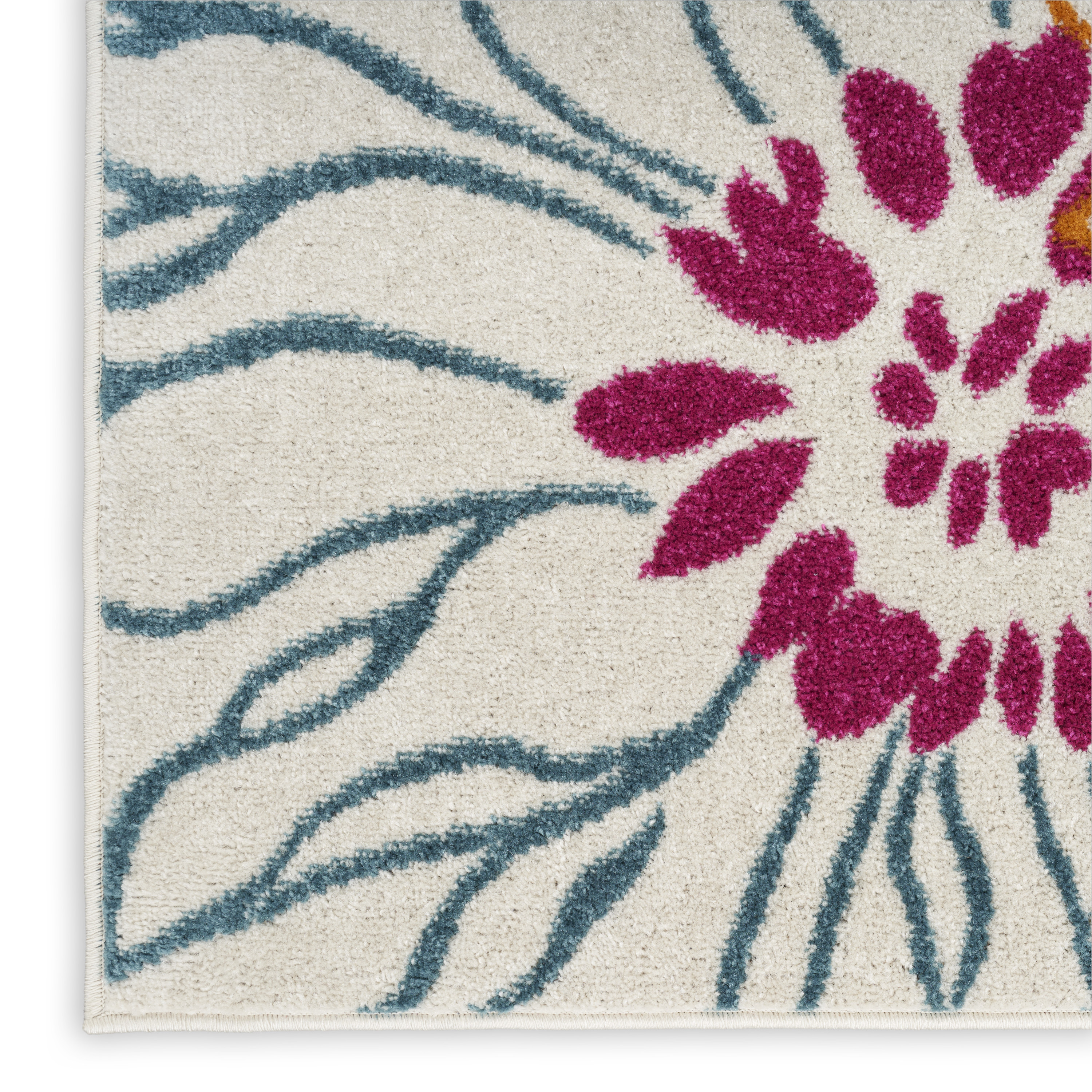 Nourison Passion 5'3" x 7'3" Ivory Multicolor Contemporary Indoor Rug