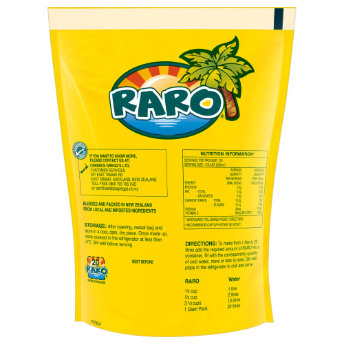  Raro® Passion Orange 1.6kg 