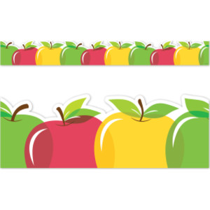 Apple Time Apples EZ Border, Bulletin Board Border, 48 Feet