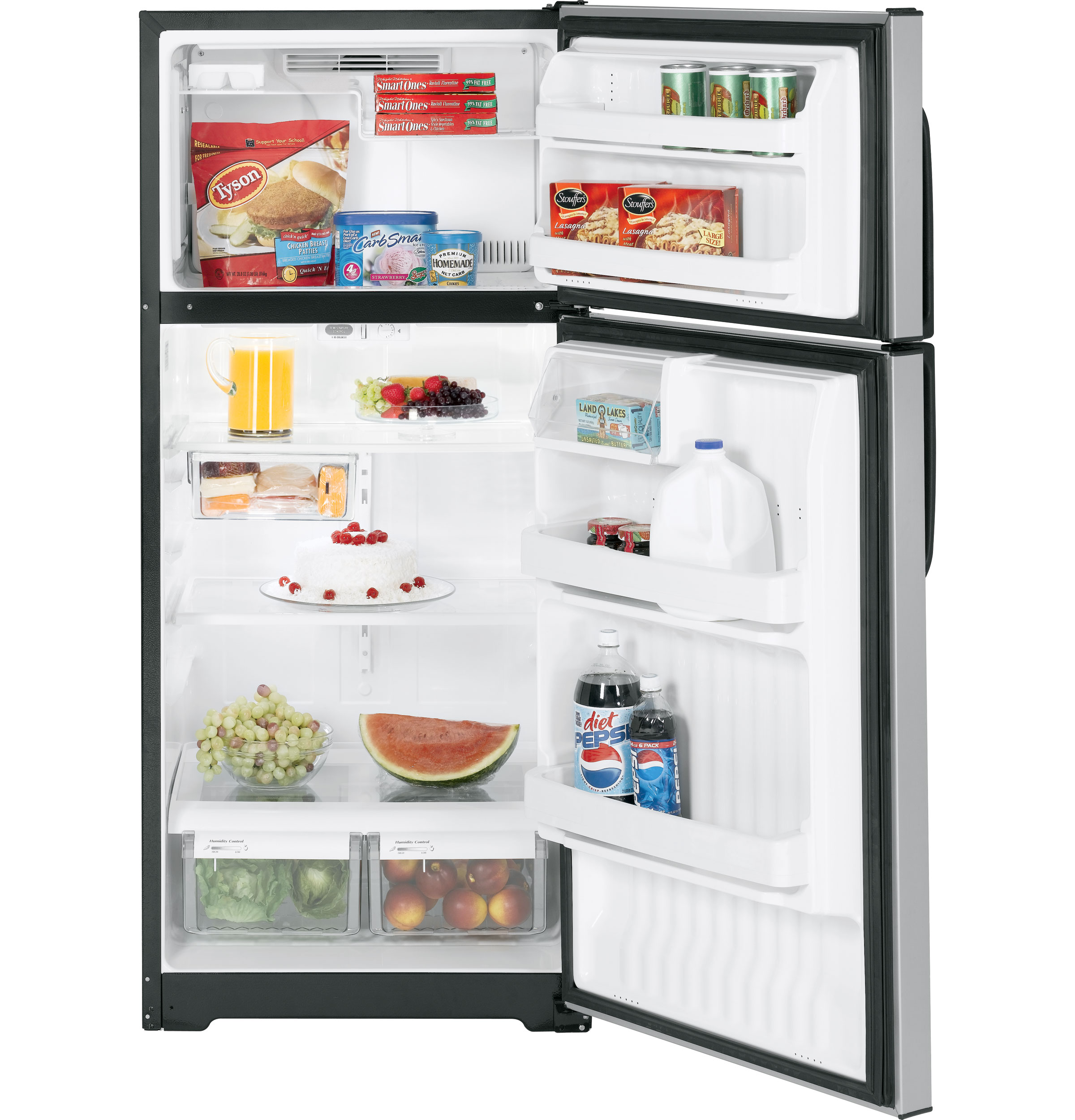GE® ENERGY STAR® 16.6 Cu. Ft. Top-Freezer Refrigerator