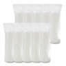 Dart, Lift n' Lock, Plastic Hot Cup Lids, With Straw Slot, Fits 12 oz to 24 oz Cups, White