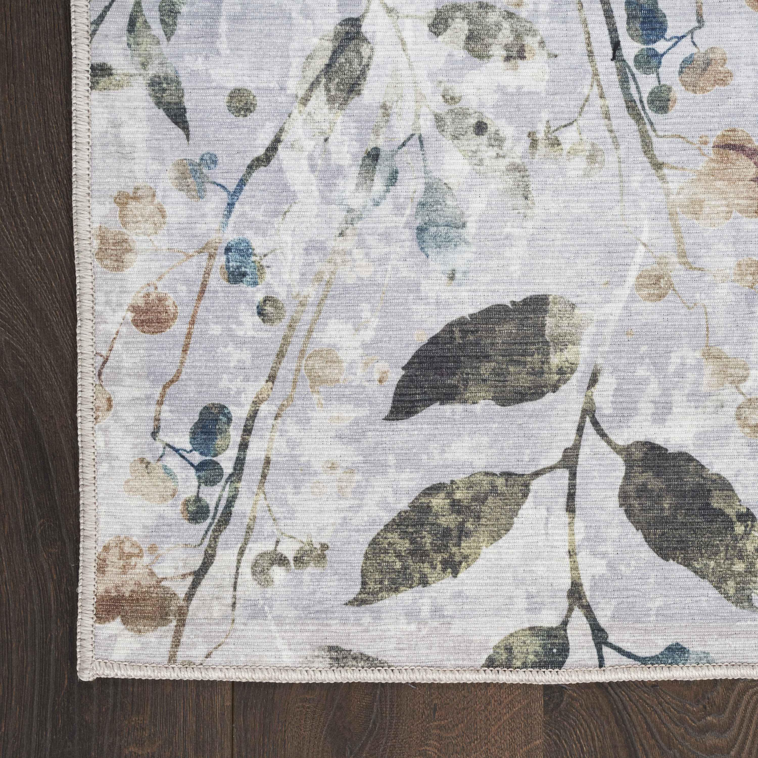 Nourison Nourison Washables 4' x 6' Grey Multicolor Contemporary Indoor Rug