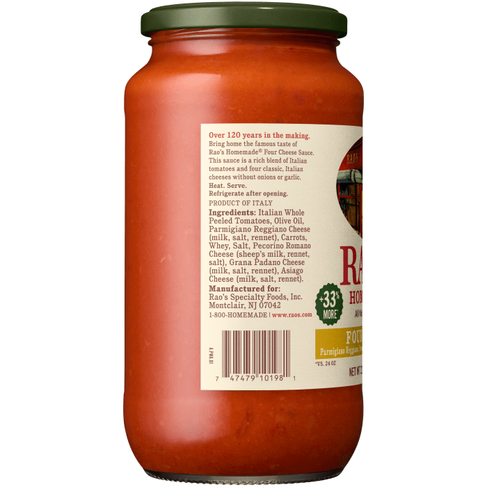 Four Cheese Sauce, 32 oz - Left Image