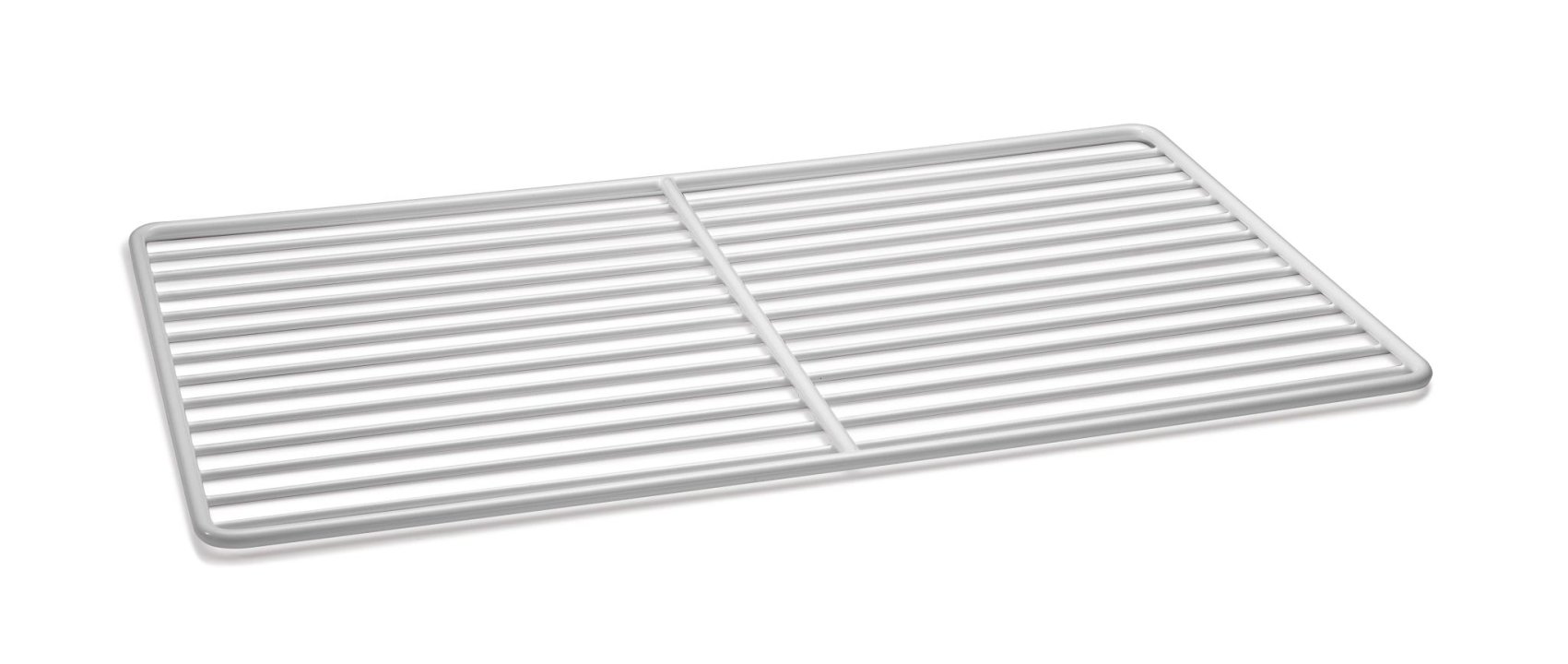 Rejilla GN 2/1 para el horno de acero inoxidable con revestimiento Rilsan blanco