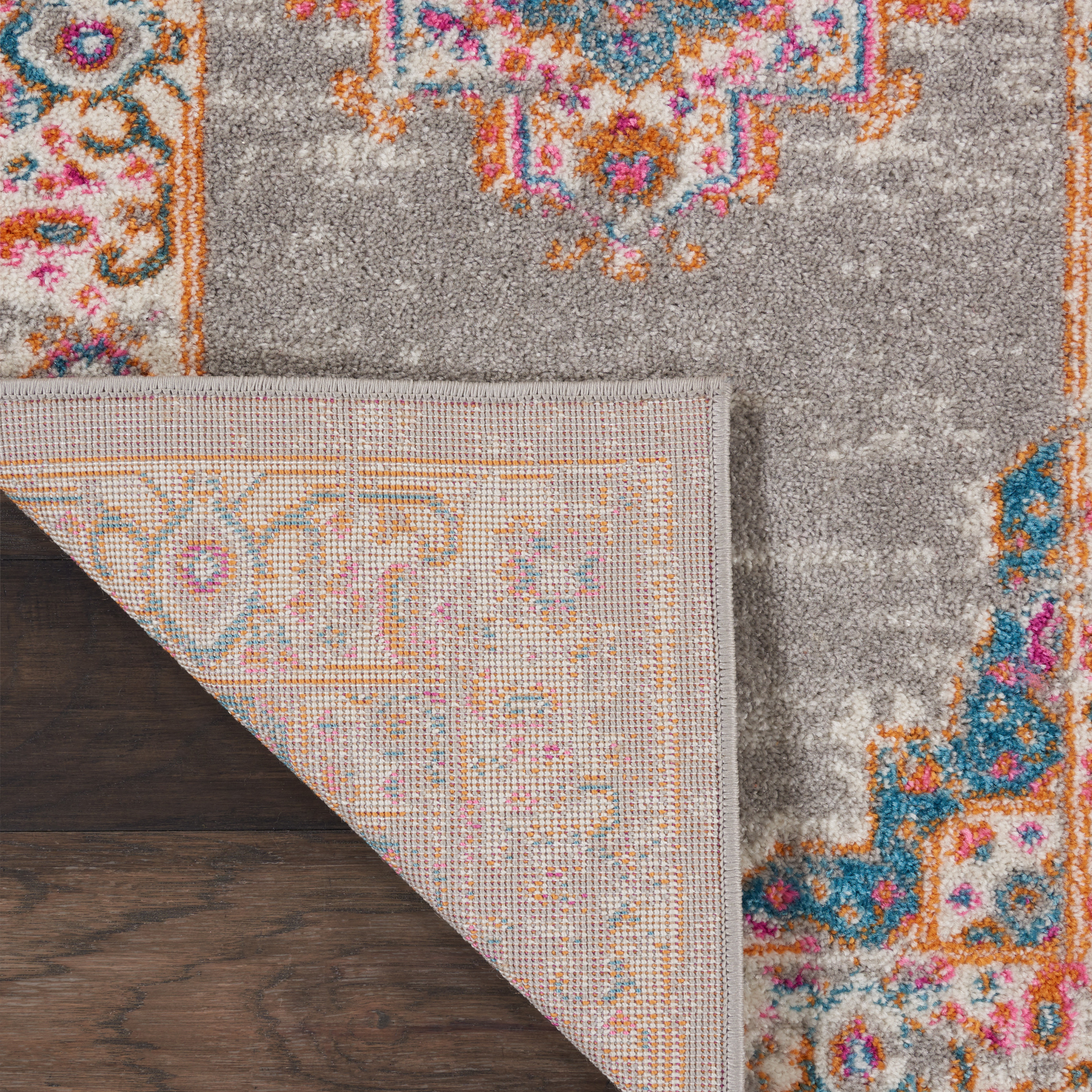 Nourison Passion 1'10" x 6' Grey Bohemian Indoor Rug