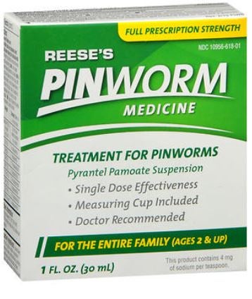 Reese Pharmaceutical PINWORM, ORAL SUSP 50MG/ML 144MG 1OZ