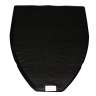 Impact, Z-Mat Urinal Mat with Velcro, 17.45in x20.25in, Black, Fresh