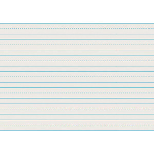 Newsprint Handwriting Paper, Skip-A-Line, Grade 2, 3/4" x 3/8" x 3/8" Ruled Long, 11" x 8-1/2", 500 Sheets