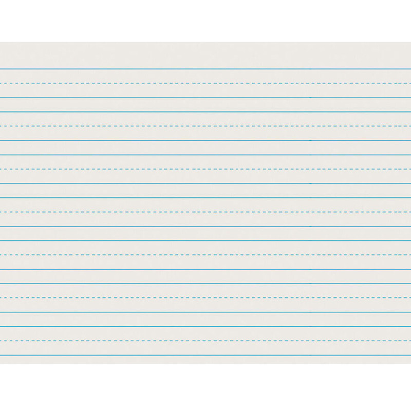 Newsprint Handwriting Paper, Skip-A-Line, Grade 2, 3/4" x 3/8" x 3/8" Ruled Long, 11" x 8-1/2", 500 Sheets