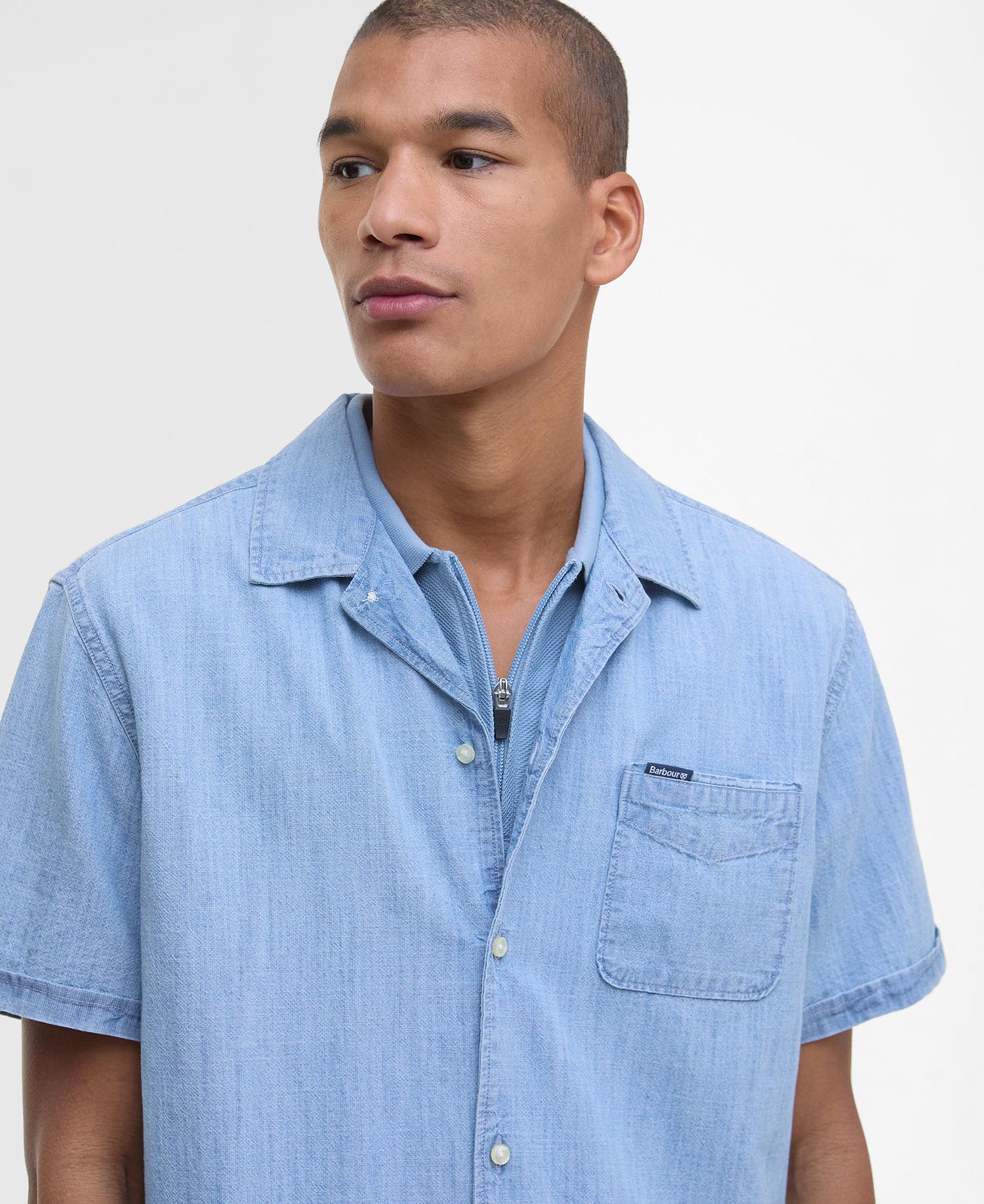 Gipton Denim Short-Sleeved Shirt image number 3