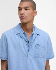 Gipton Denim Short-Sleeved Shirt Chambray
