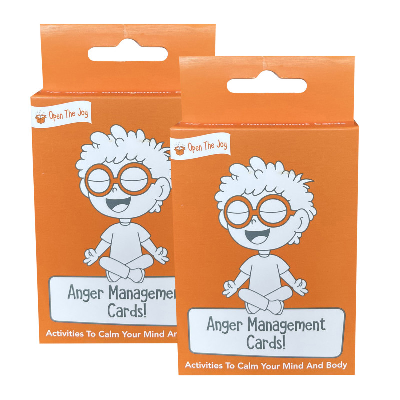 Anger Management Cards, 2 Sets