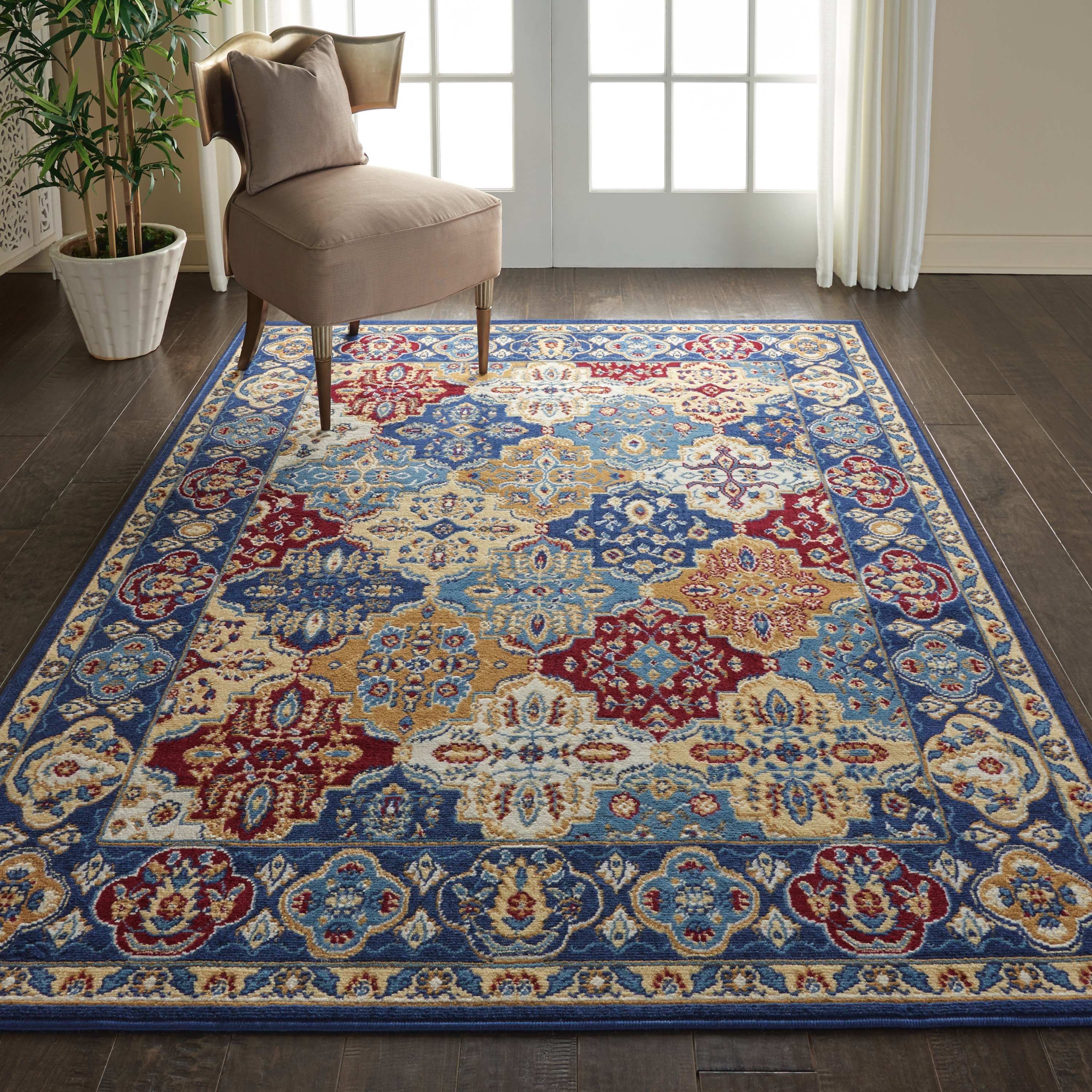 Nourison Grafix 3'9" x 5'9" Multicolor Bohemian Indoor Rug