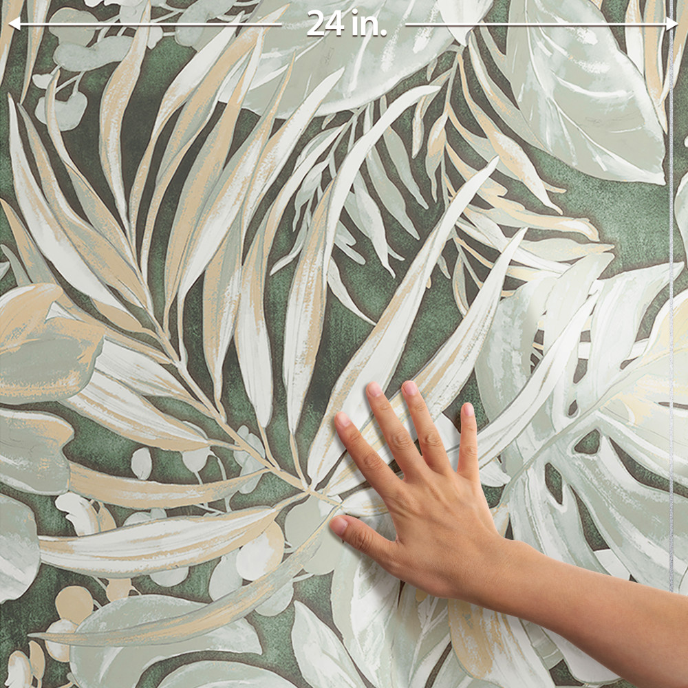 Sample – Parete Tropici Green Porcelain Floor and Wall Tile