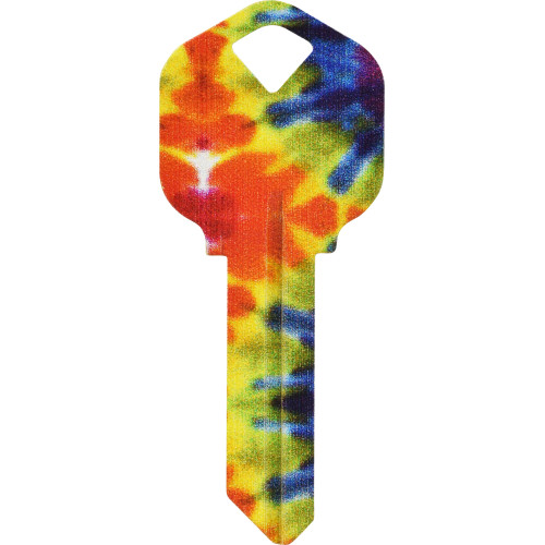 WacKey Tie-Dye Key Blank Kwikset/66 KW1