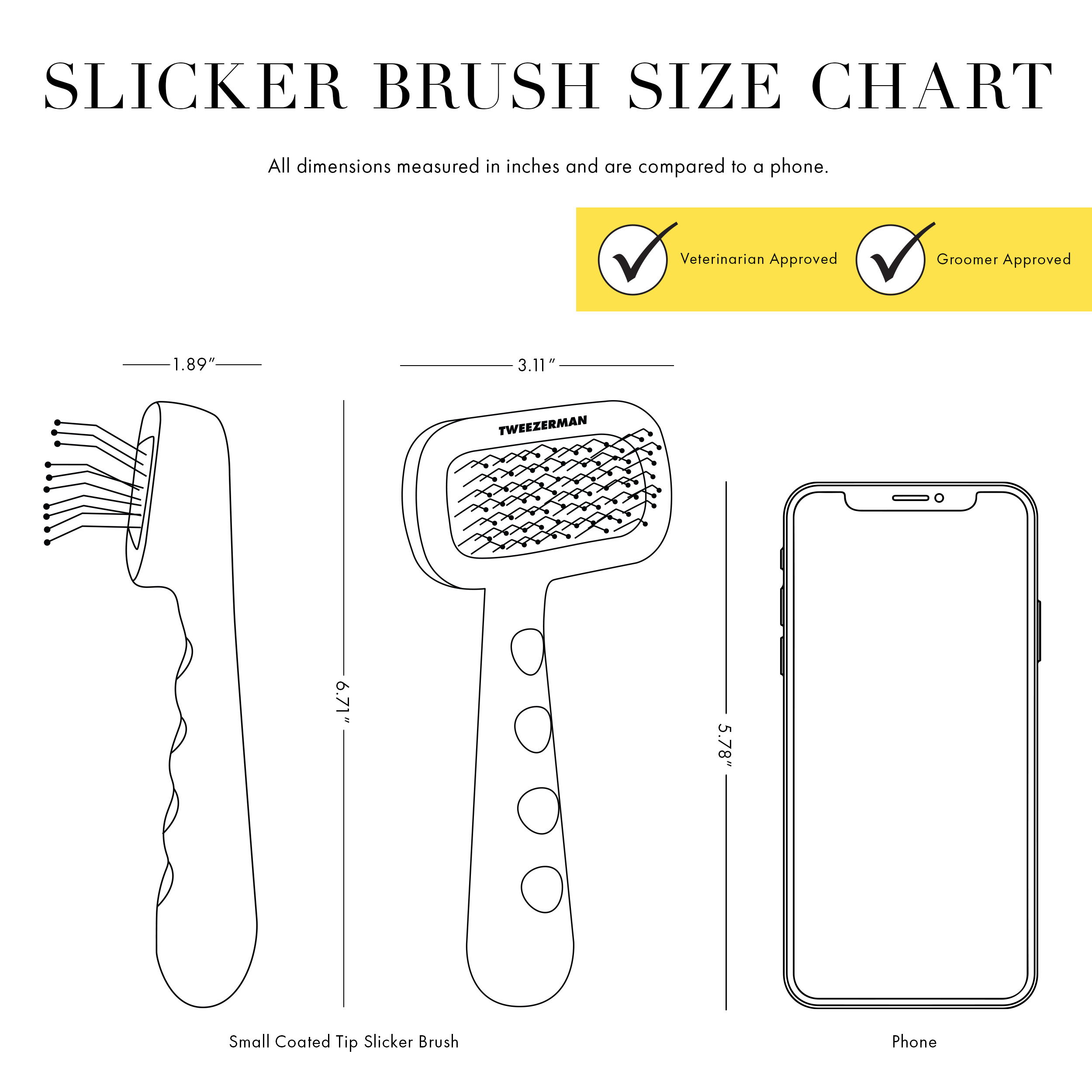 Meet the brush pet parents love. 100% said the brush removes tangles and knots. 100% said the brush was easy to use. 90% said their pets coat was left with a nice finish after use. *Results are based on a product trial of 48 consumers.