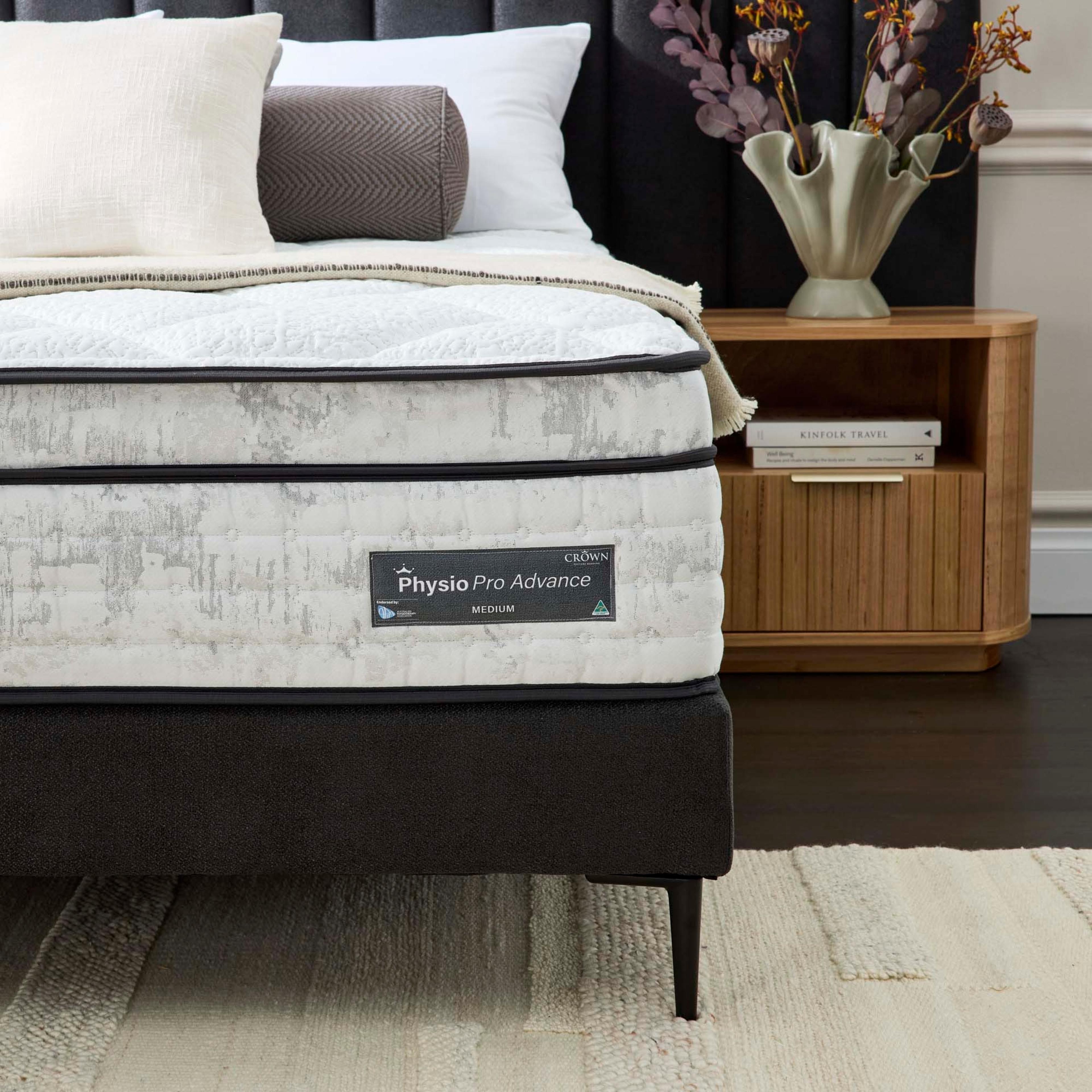Lifestyle image of the  Crown Posture Bedding Physio Pro Advance Mattress, Medium from Forty Winks