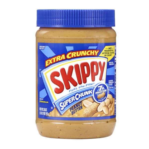 SKIPPY(r) Super Chunk Peanut Butter, 12/28 oz . C1CB - Front Center Inner Pack (Hi Res)