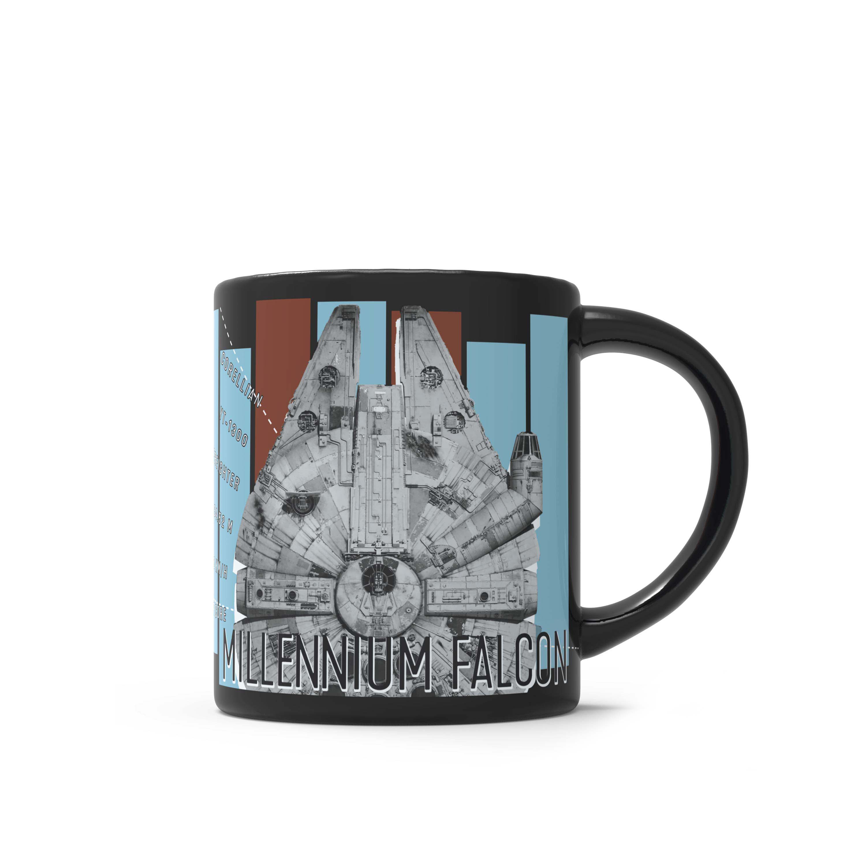 Star Wars 16 ounce Coffee Mug and Spoon, Millenium Falcon slideshow image 2 Star Wars 16 ounce Coffee Mug and Spoon, Millenium Falcon slideshow image 2