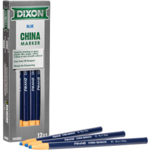 Phano China Markers, Blue, Pack of 12
