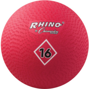 Playground Ball, 16", Red