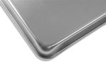Quarter-size Wear-Ever¨ heavy-duty aluminum sheet pan with natural finish, NSF certified