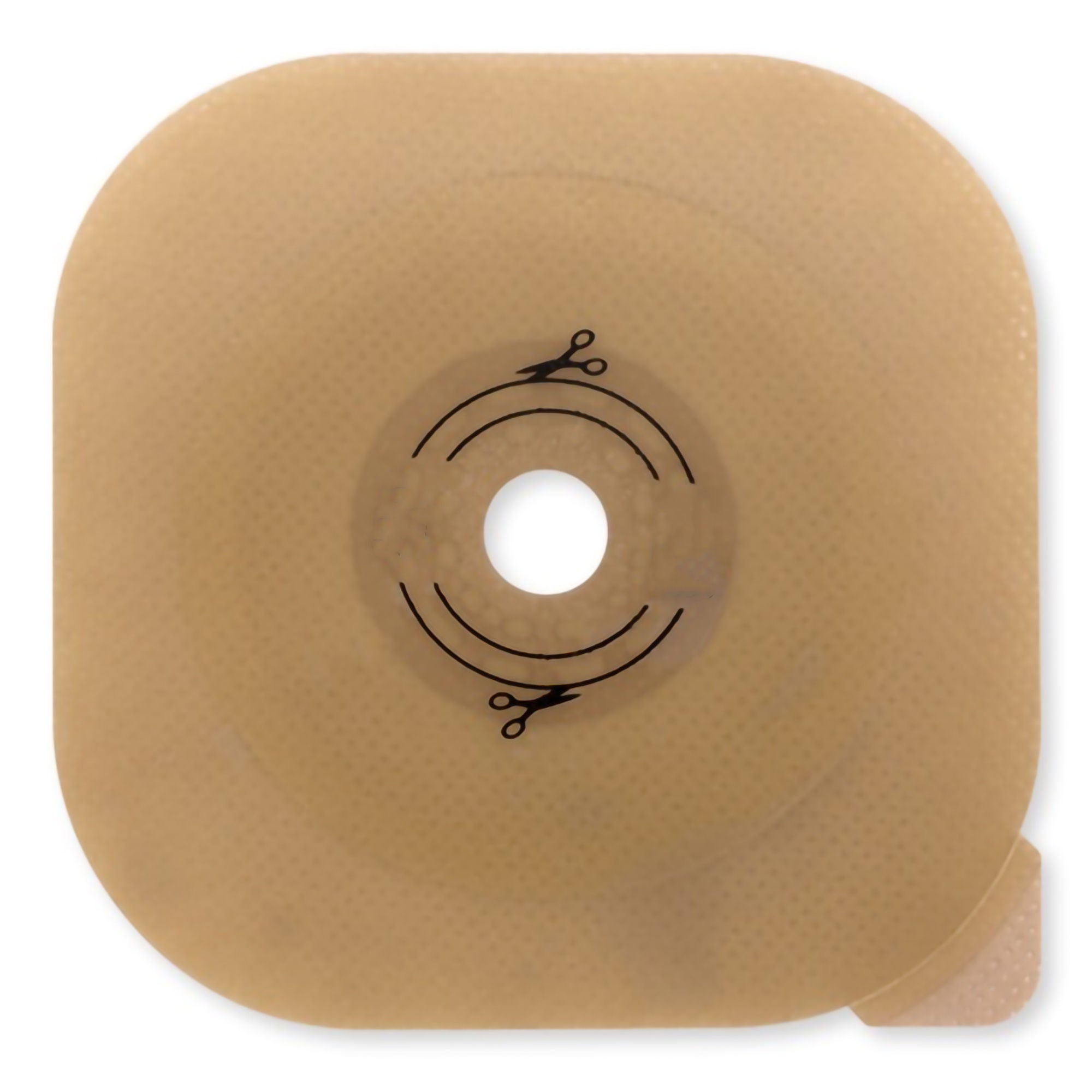 New Image™ Flat CeraPlus™ Skin Barrier, 70 mm Flange, Up to 57 mm Opening, Blue