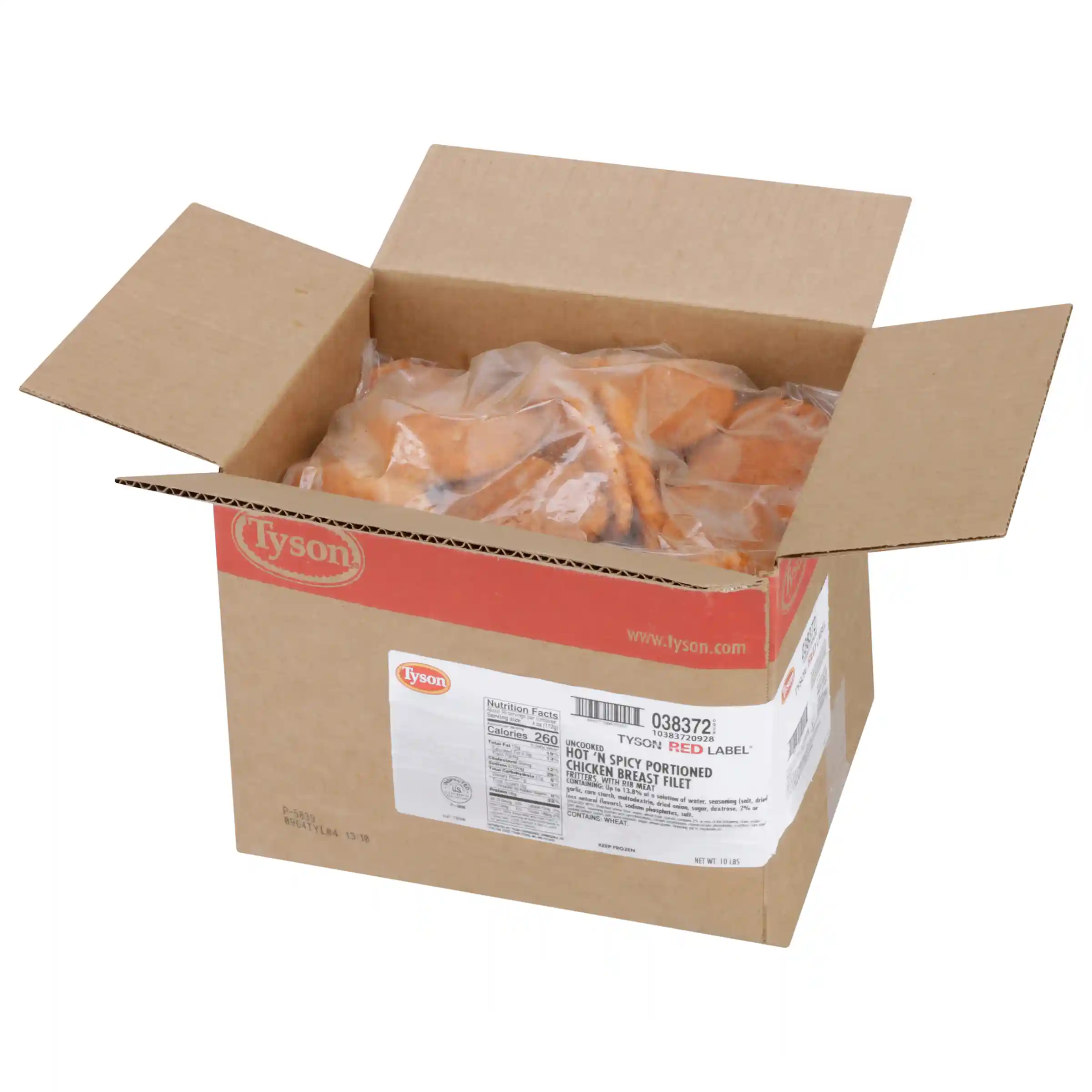 Tyson Red Label® Uncooked Hot & Spicy Select Cut Chicken Breast Filet Fritters, 4 oz. _image_31