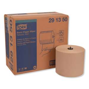 Tork, W6 Basic, 1 ply, 13800.00"x7.68", Paper, Industrial Wipers, Natural