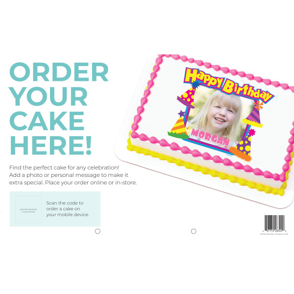 CelebrationIQ with QR Code The Magic of Cakes® Stand Header Card