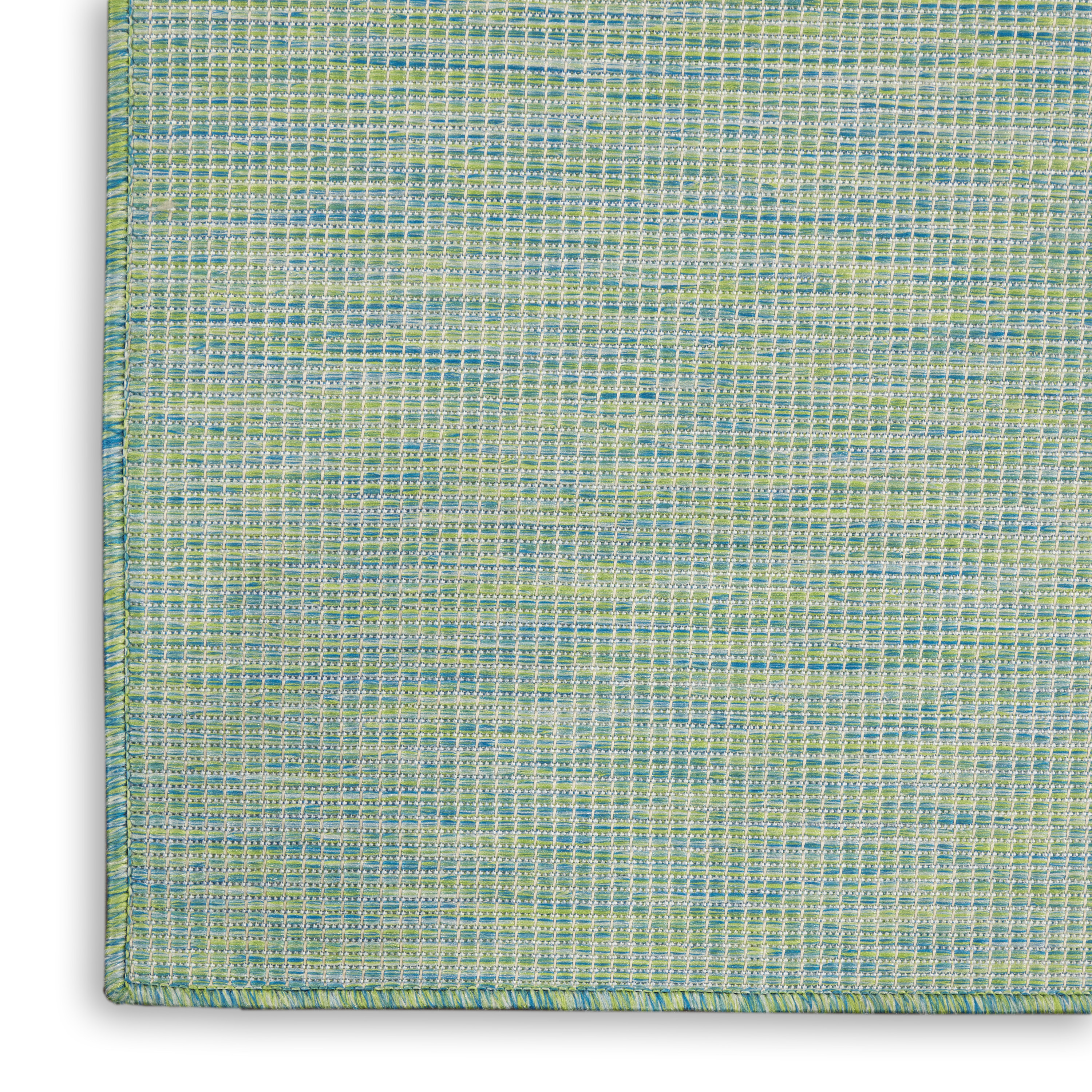 Nourison Positano 4' x 6' Blue Green Modern Rug