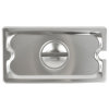Third-size Super Pan 3® slotted stainless steel cover