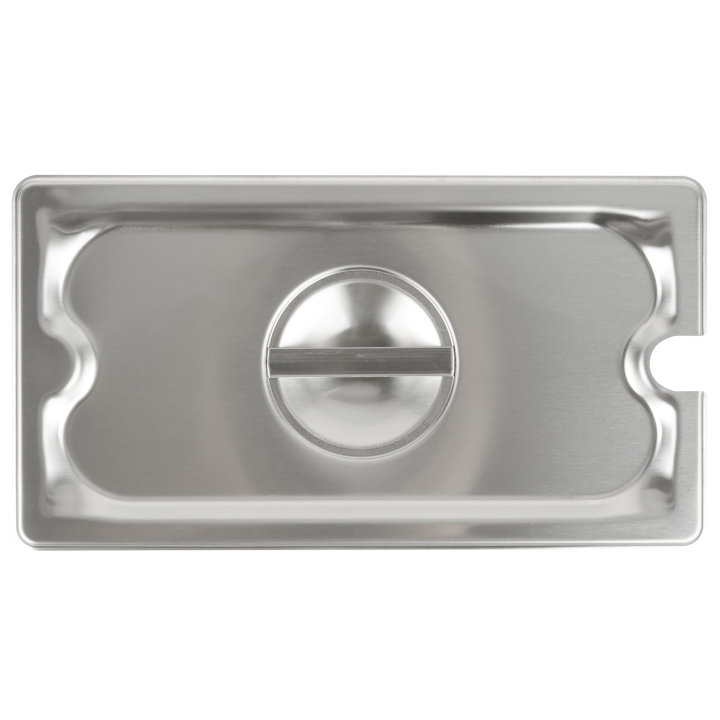 Third-size Super Pan 3® slotted stainless steel cover