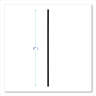 Boardwalk, Cocktail Straws, 8", Polypropylene, Black