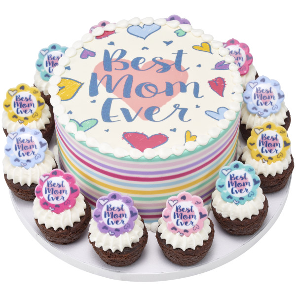 Best Mom Ever Cupcake Rings