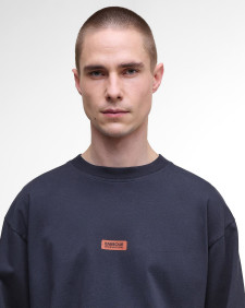 Lever Long-Sleeved T-Shirt Dark Navy