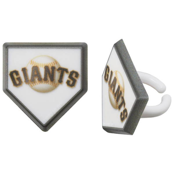 MLB® Home Plate Team Logo Cupcake Rings