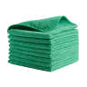 Rubbermaid Commercial, HYGEN, r-40 Recycled Microfiber Cloth, 16"x16", Green