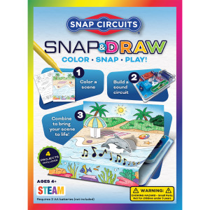 Snap and Draw STEAM Circuit Art Set, 17 Pieces