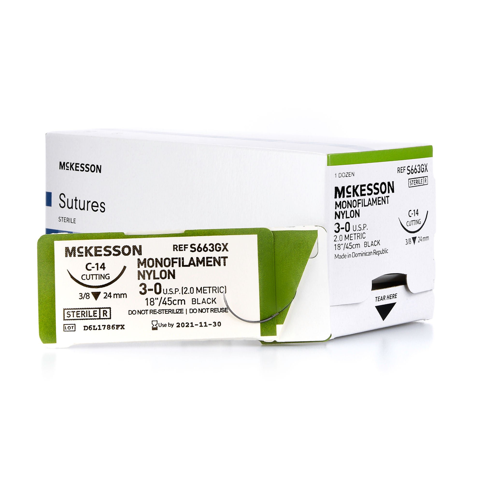 McKesson Suture with C-14 Needle