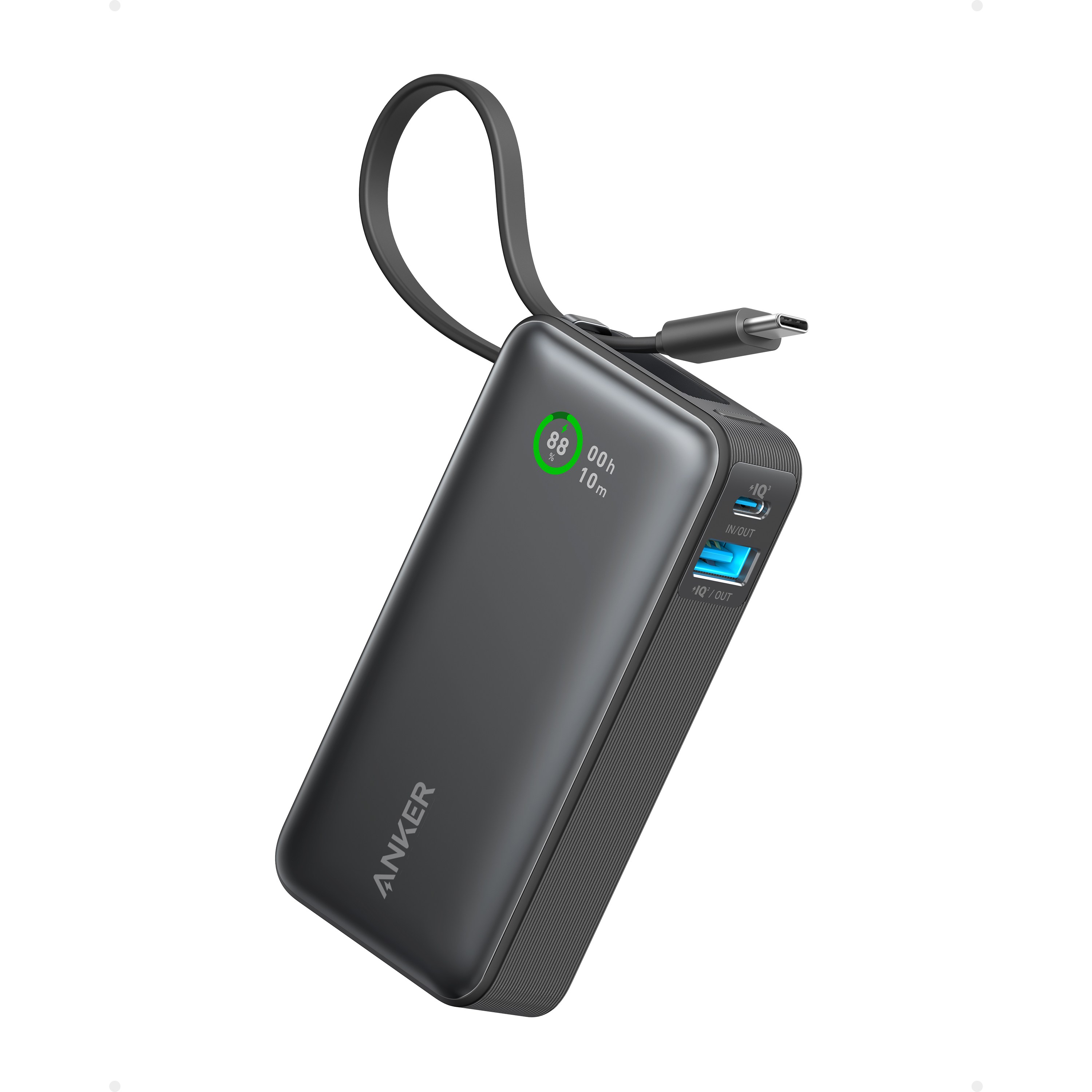 Anker Nano Power Bank(30W,Built-In USB-C Cable) with your logo
