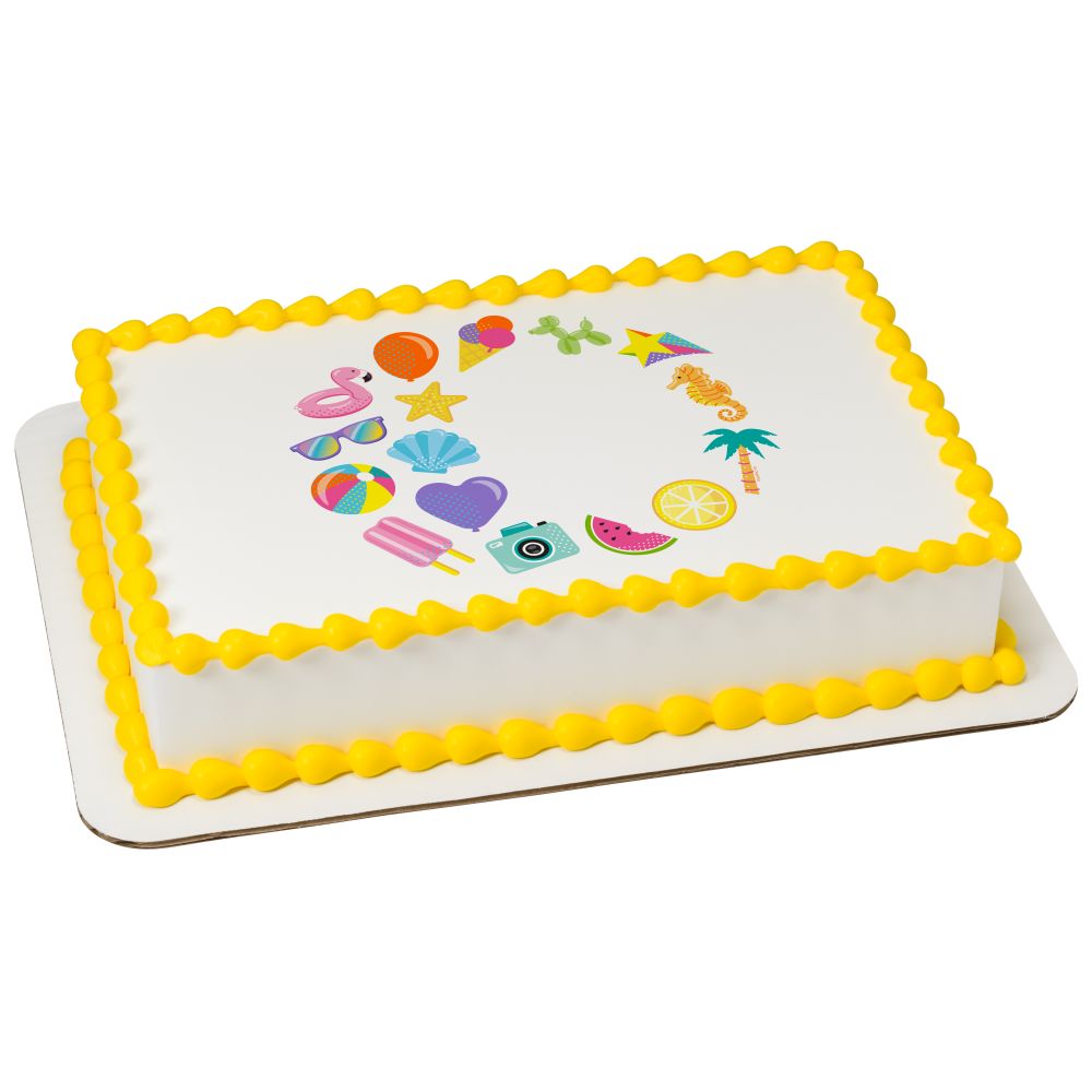 Image Cake Summer Icons