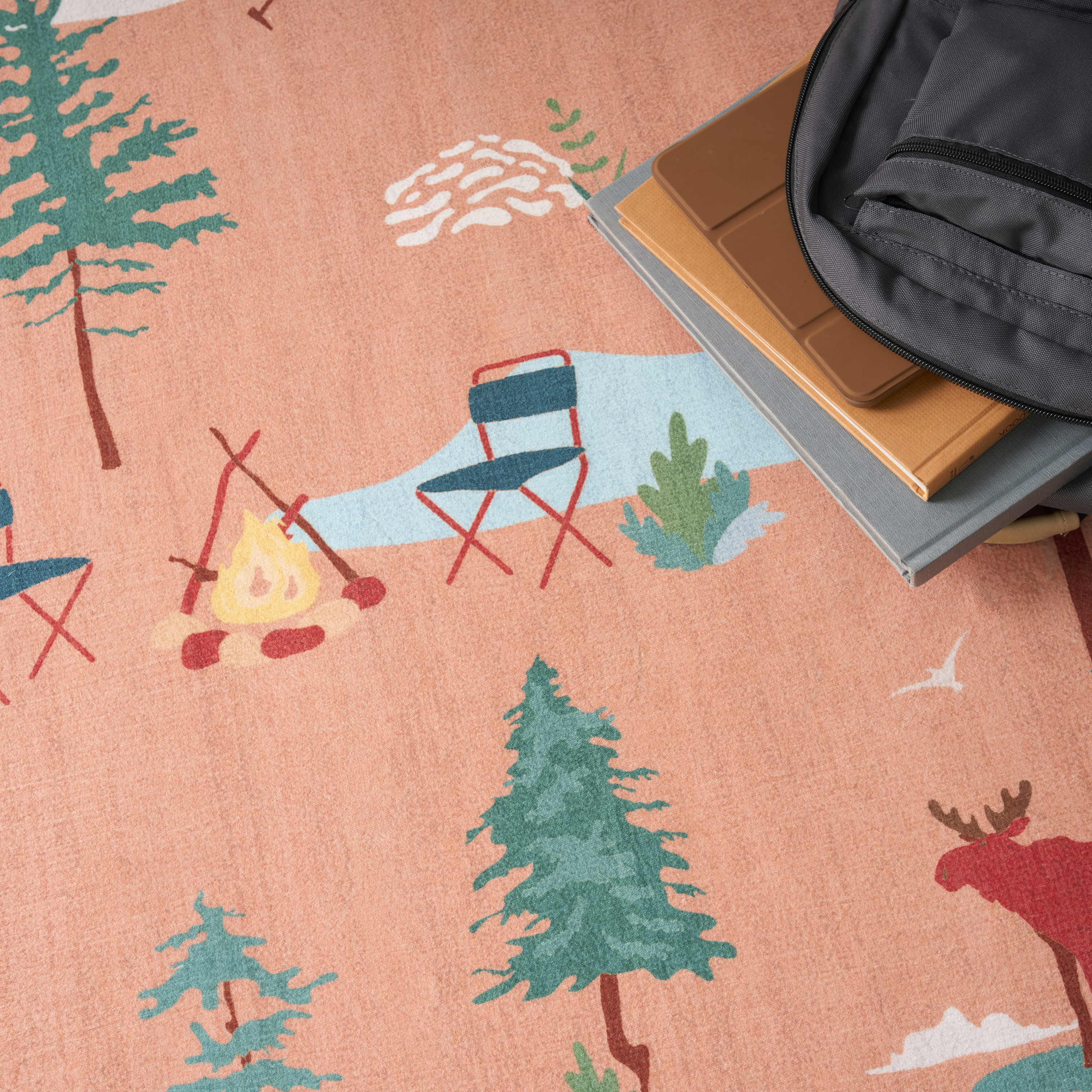 Nourison Imagination 3'5" x 5' Multicolor Kids Indoor Rug