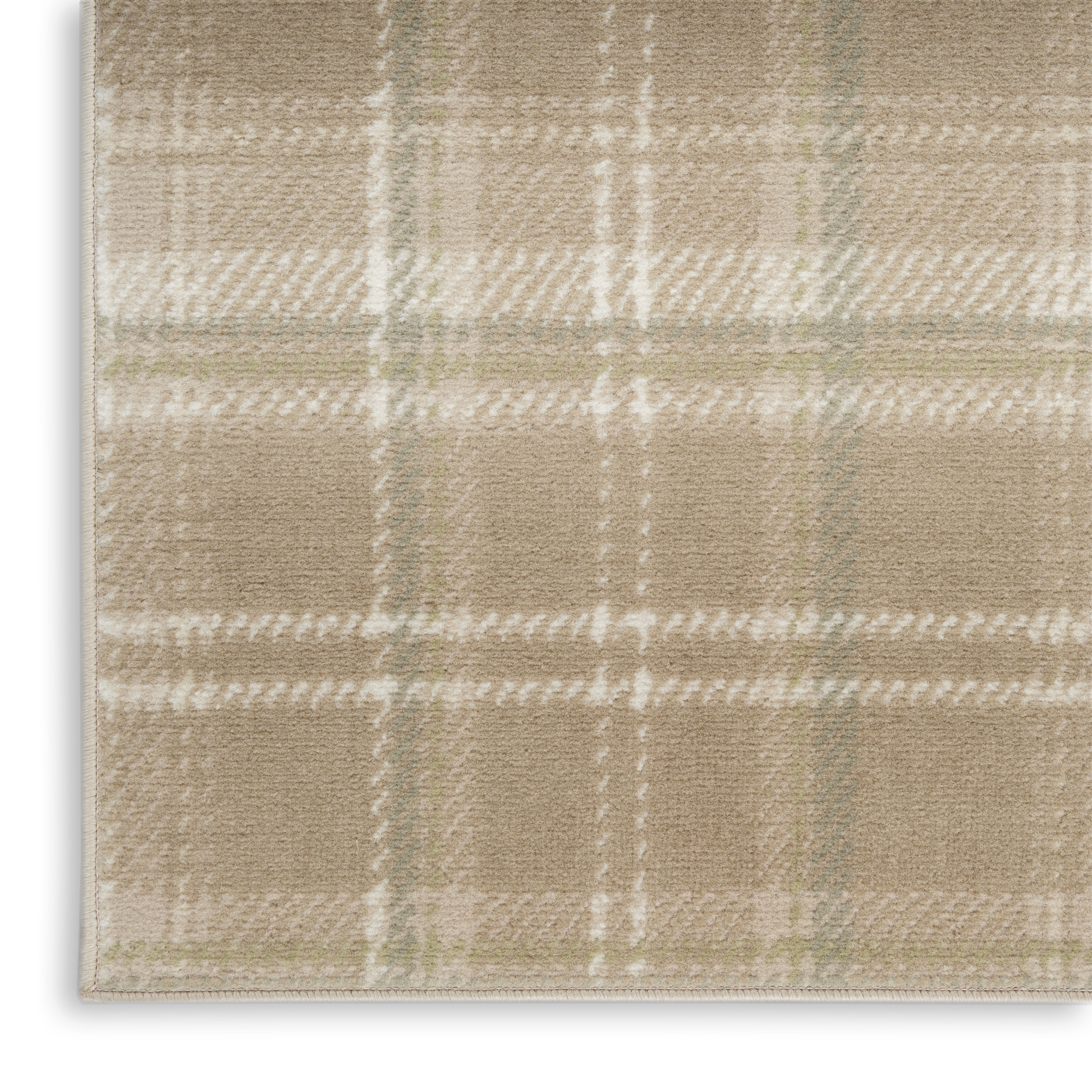 Nourison Grafix 3'9" x 5'9" Taupe Farmhouse Indoor Rug