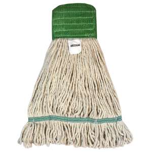 Hillyard, High Performance, Medium, Looped-End, 5" Headband, Blend, Natural, Wet Mop